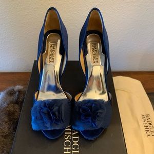 Badgley Mischka Floral Heels